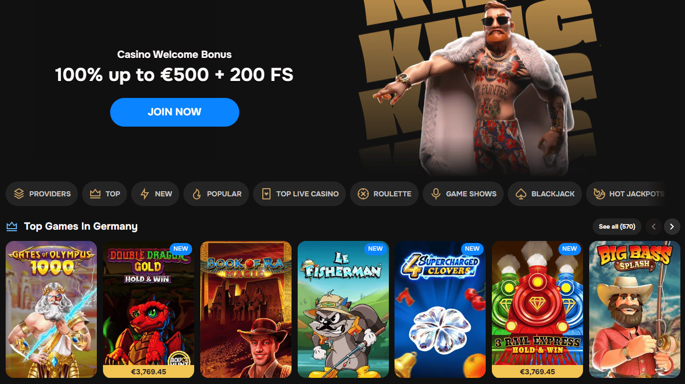 Mr Punter - Overview of games and available bonuses